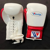 Winning Boxing Gear Set Red/White | Gloves, Headgear & Groin Protector | Japanese Pro Equipment